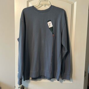 Mr Eat Well Mrs Eat Well wine crew neck sweatshirt